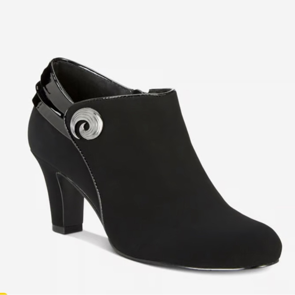 Easy Street Whisper Ankle Suede Booties